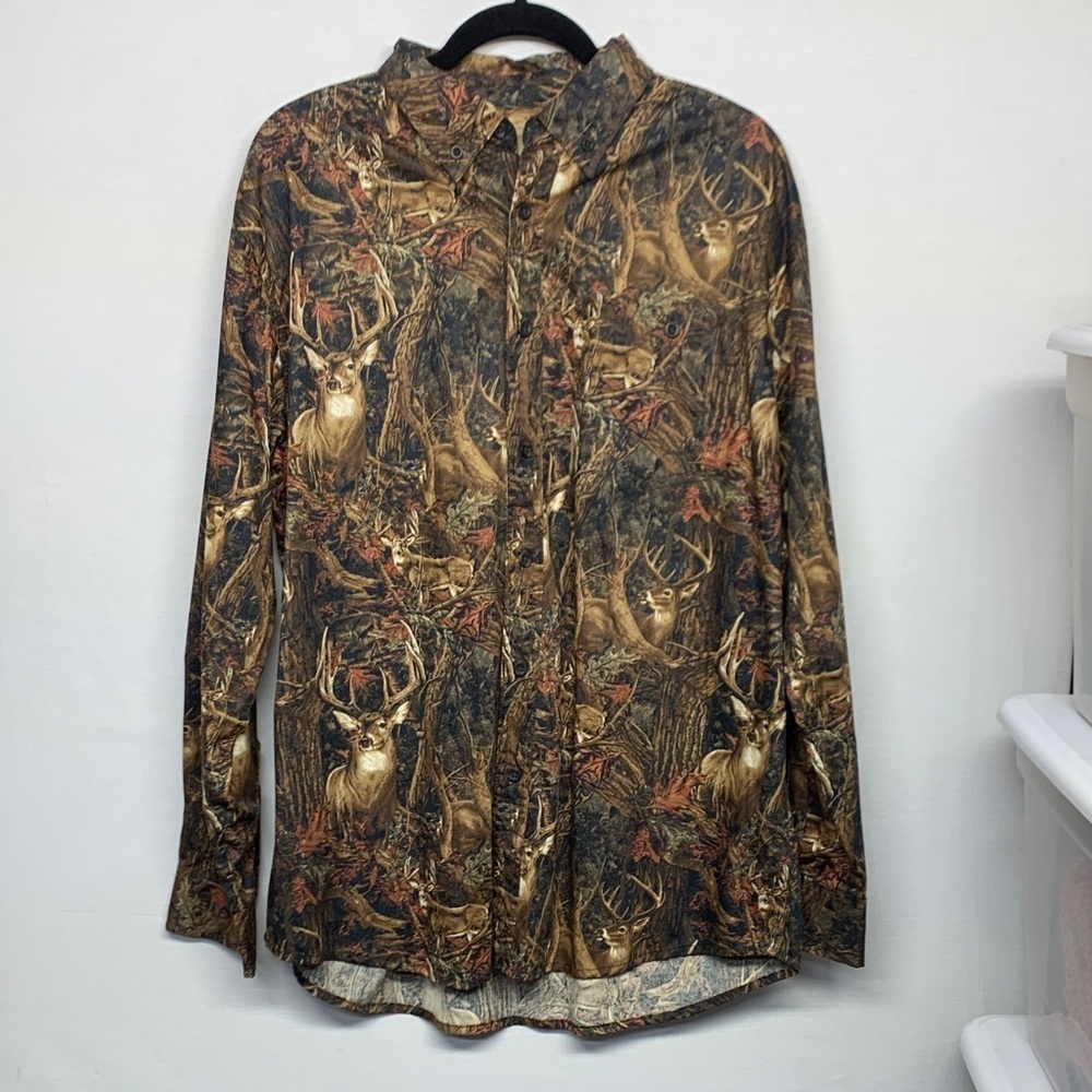 Legacy Falls Outfitters Deer Camo Shirt Large